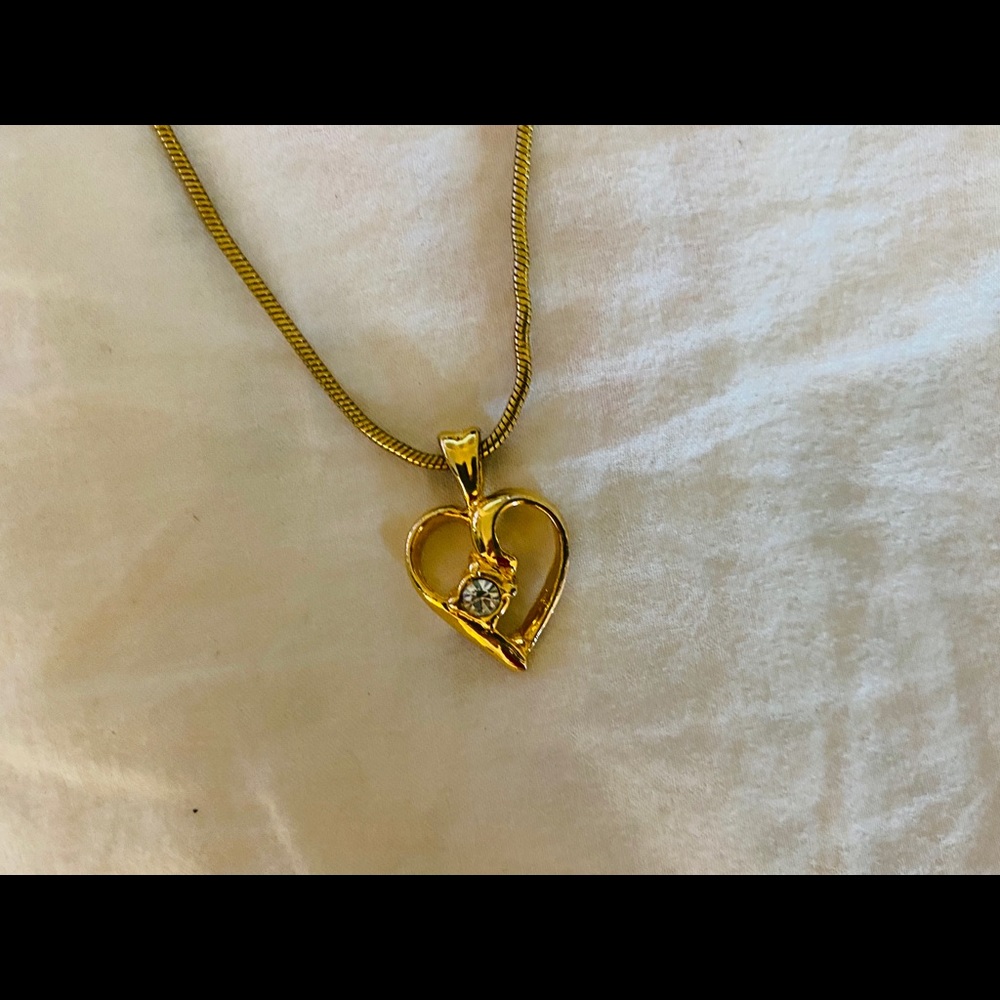 Gold Heart Necklace